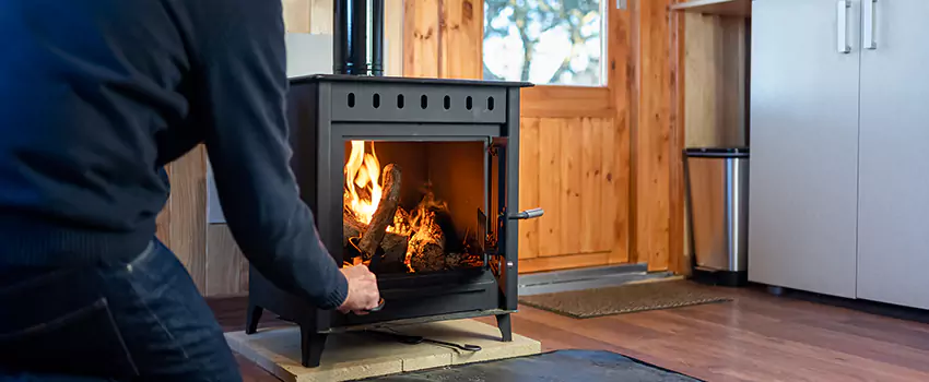 Open Hearth Wood Fireplace Installation in Lockport, IL