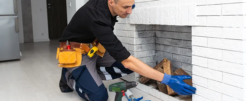 Fireplace Damaged Damper Frame Repair Services in Lockport, Illinois