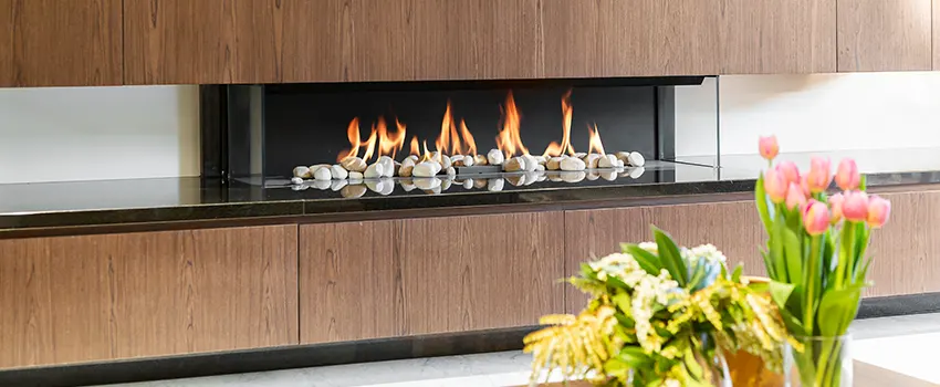 Double-height Fireplace Design Refurbishment in Lockport, Illinois